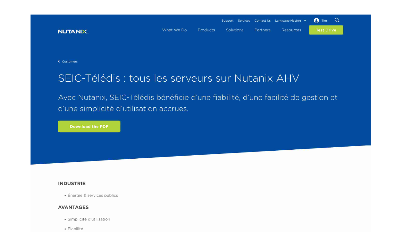 Nutanix Header